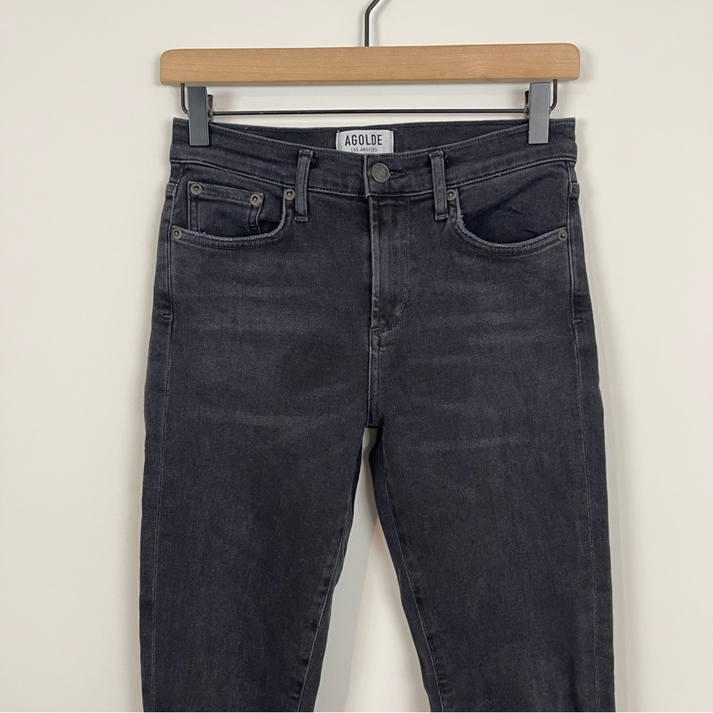 AGOLDE Sophie Ankle Shout Mid-Rise Skinny Jeans